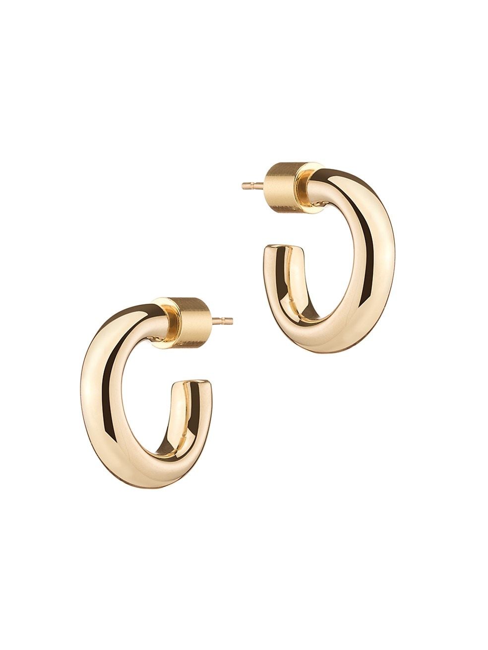 JENNIFER FISHER Lilly 10K-Gold-Plated Micro Huggie Hoop Earrings | Saks Fifth Avenue