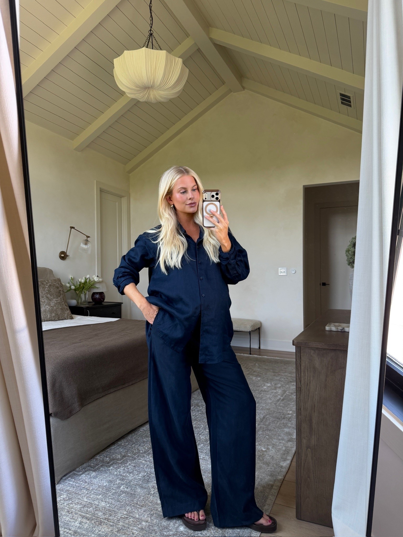 Wearing a medium in top and pants (sized up in both for pregnancy)! #kathleenpost

Casual chic, bump friendly, maternity look, MDW outfit, summer outfit, spring transition look

#LTKBump #LTKSeasonal