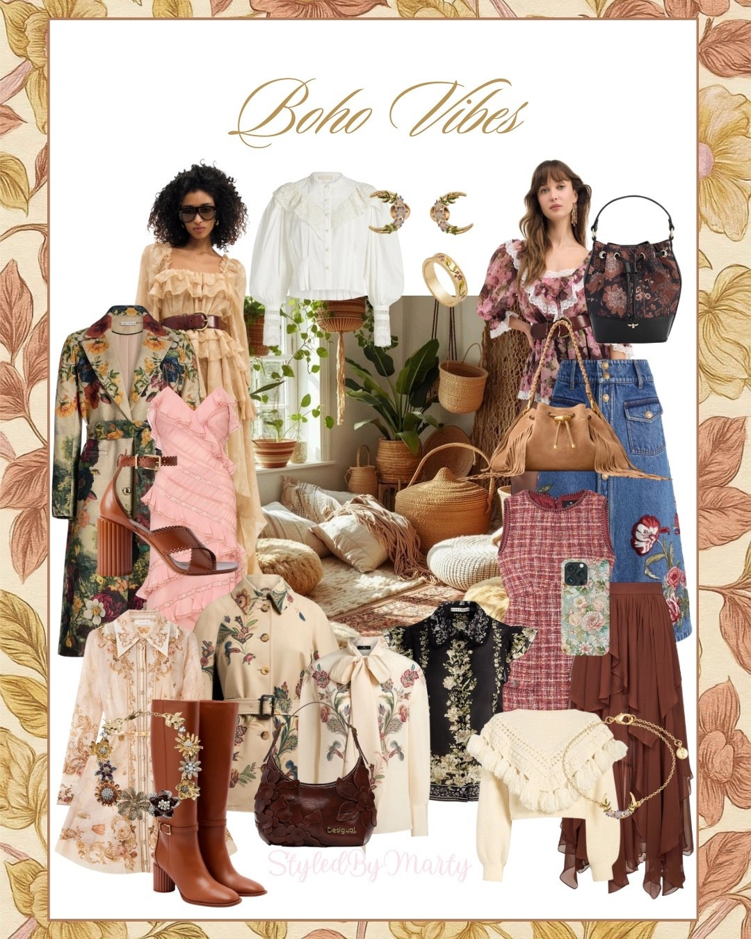 Boho Vibes


Boho style, boho fashion, fall boho, bohemian fashion, fall fashion, autumn style, fall wear, printed wear, sweater, fall dress, fall skirt, denim skirt, floral fashion, brown wear, brown shoes

#LTKStyleTip #LTKSeasonal
