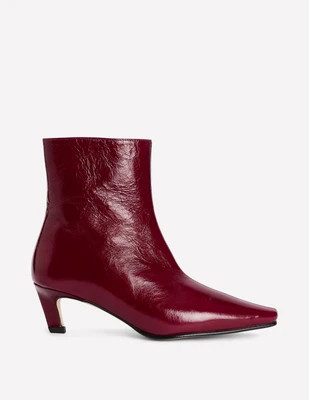 Chisel Toe Ankle Boots-Oxblood | Boden (US)