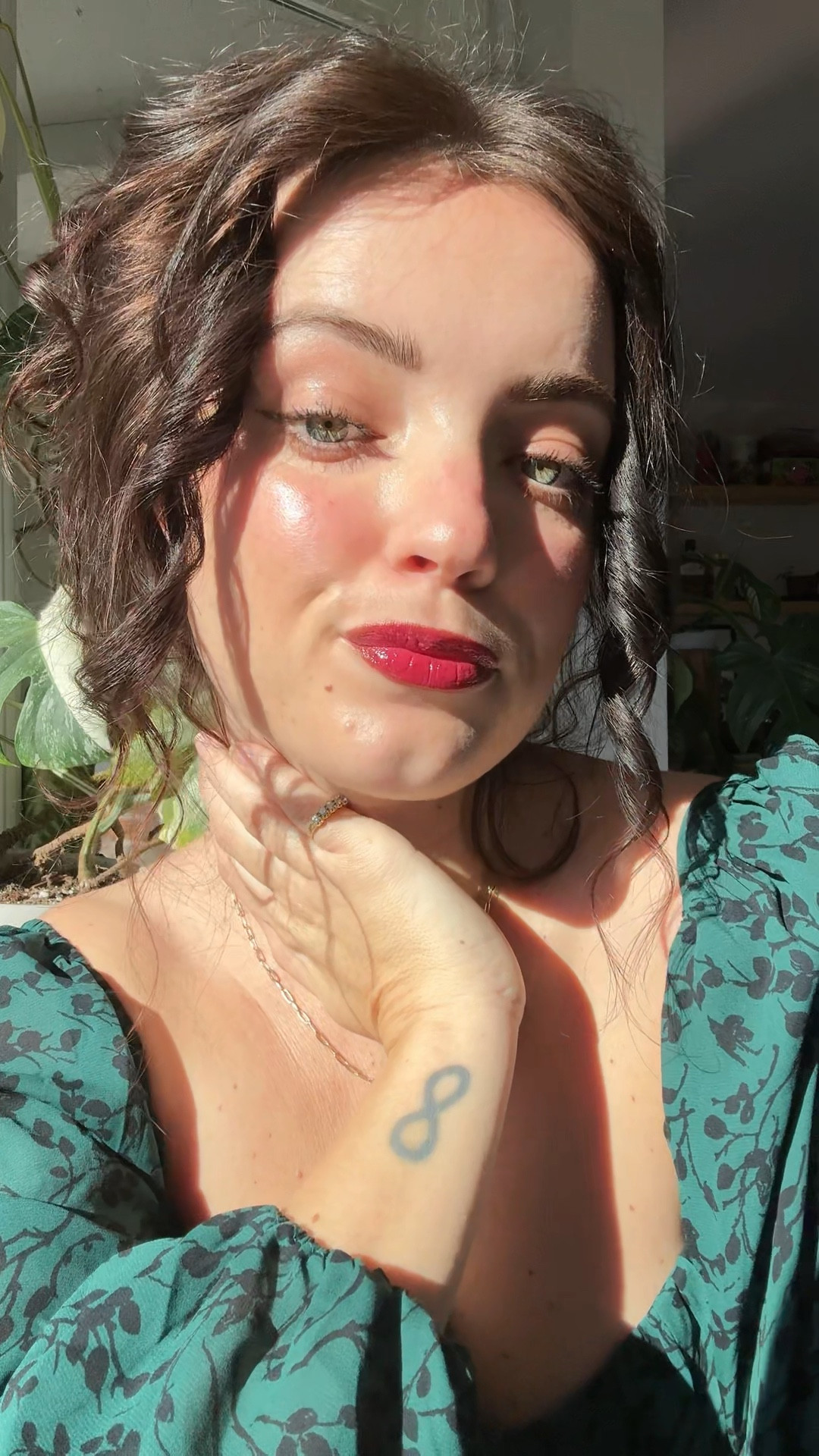 Winter pinched makeup ❄️🥀 #makeup #wintermakeup