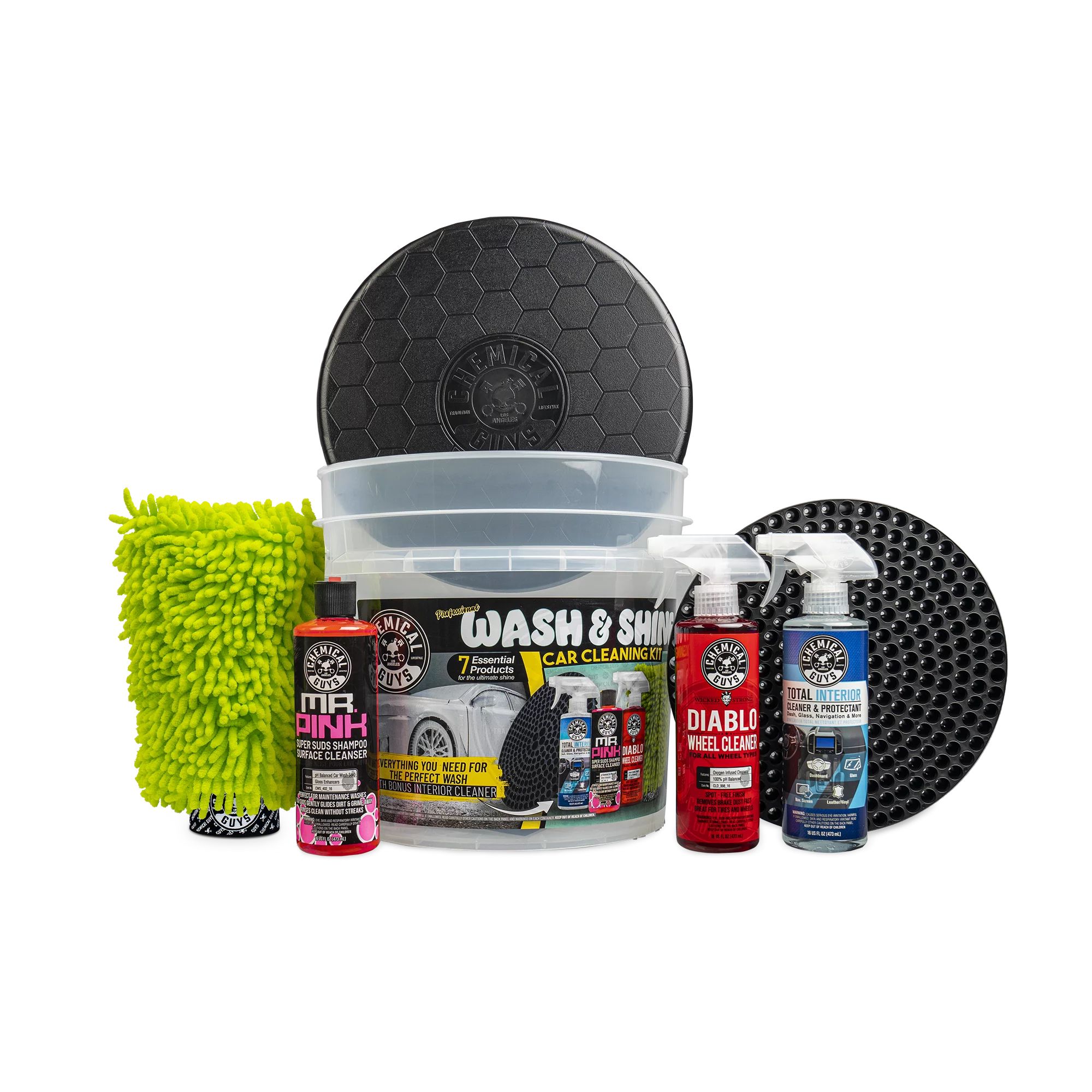 Chemical Guys Professional Wash & Shine Car Cleaning Kit (7 Essential Products) | Walmart (US)