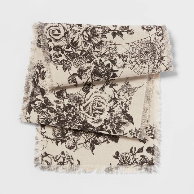 72" x 14" Cotton Light Floral Table Runner - Threshold™ | Target