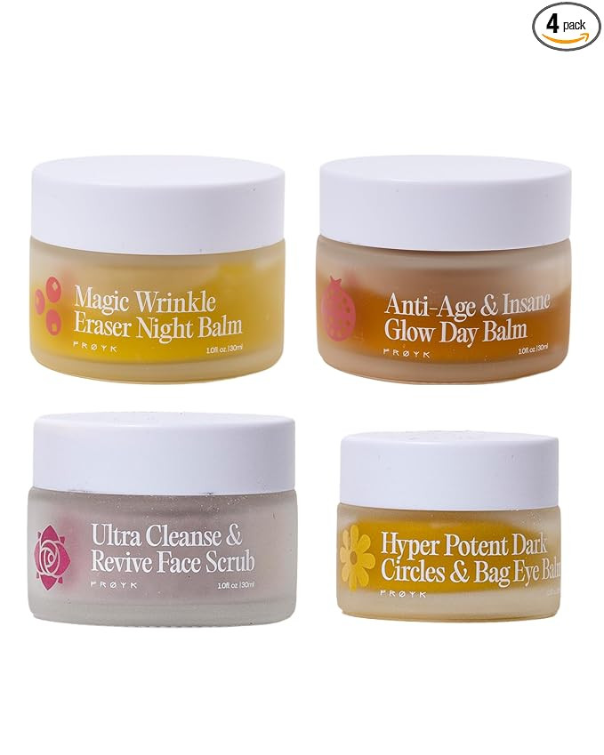 Frøya Organics The Complete System for Mature Women’s Skin Set (4 count) | 4 Step Regimen with... | Amazon (US)