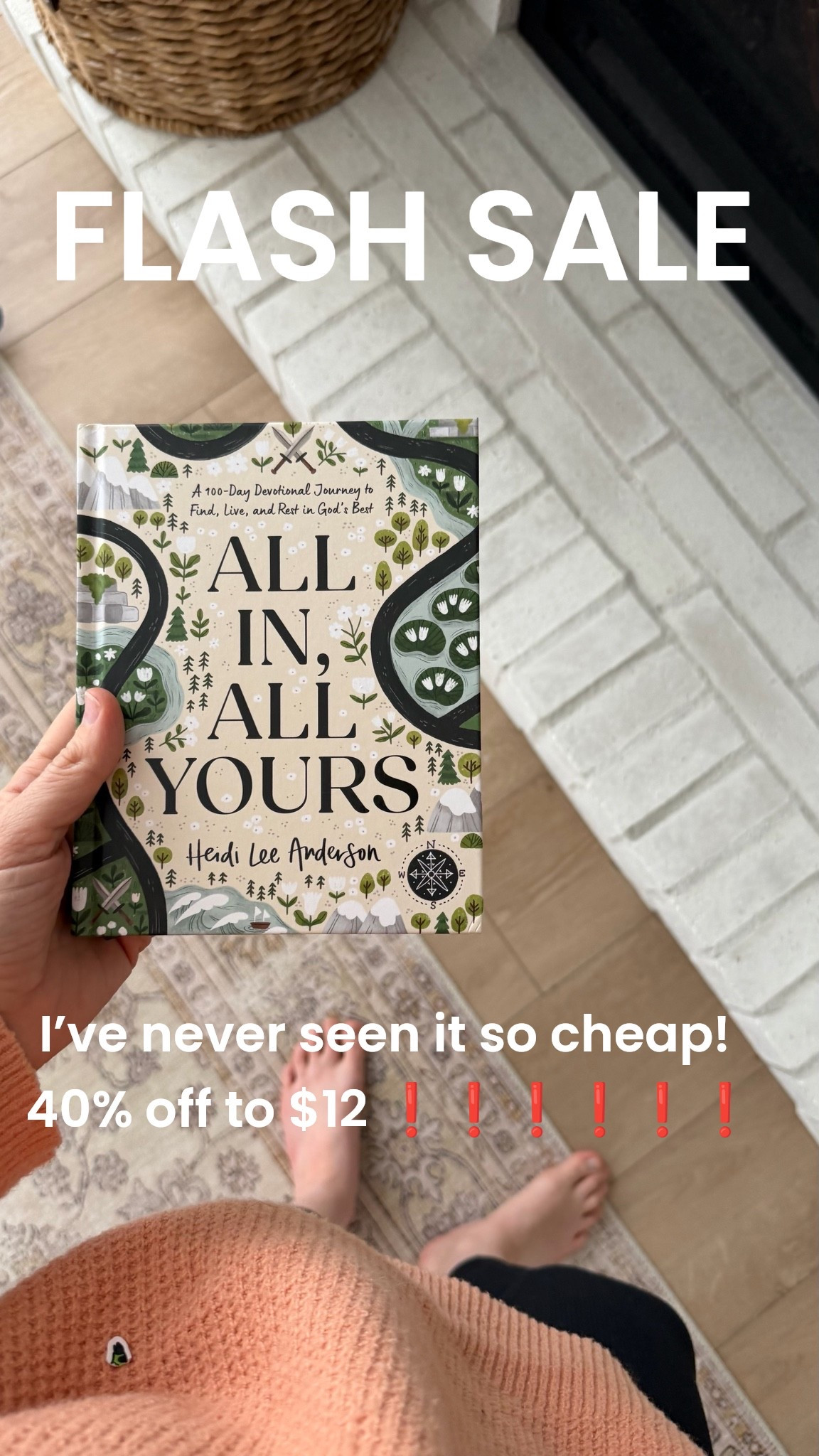 In the last year, I’ve only ever seen my devotional down to $15. $12 is a steal! Travel to the Promised Land with me if you’re looking for a new Bible study/devotional!

#LTKSaleAlert #LTKdayinmylife