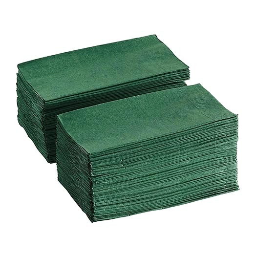 Perfectware - PW-2 Ply Dinner Napkin Hunter Green- 125 2 Ply Hunter Green Dinner Napkins - Pack o... | Amazon (US)