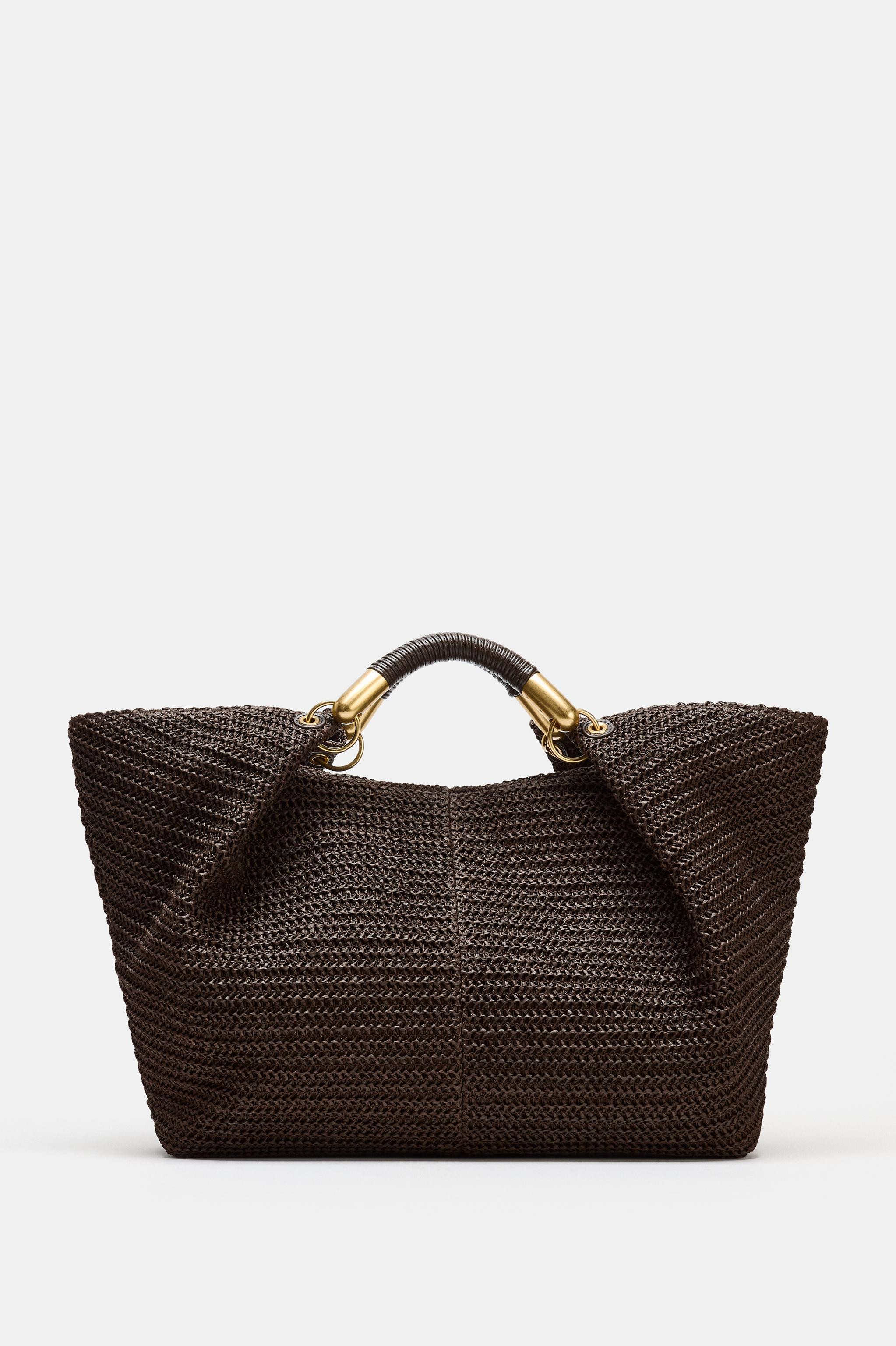 BRAIDED EFFECT MAXI HANDBAG | Zara UK