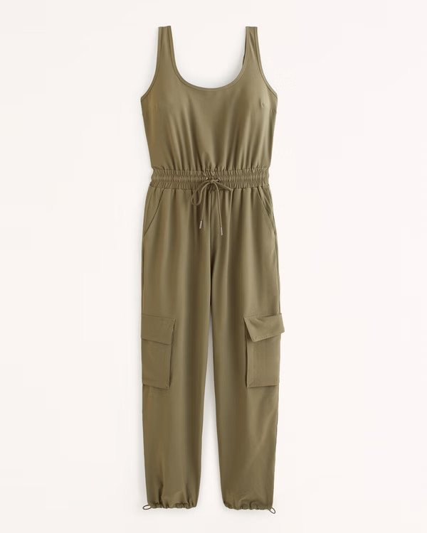 Women's Traveler Cargo Jumpsuit | Women's Dresses & Jumpsuits | Abercrombie.com | Abercrombie & Fitch (US)