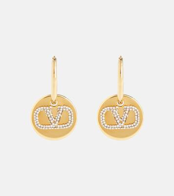ValentinoVLOGO embellished earrings | Mytheresa (INTL)