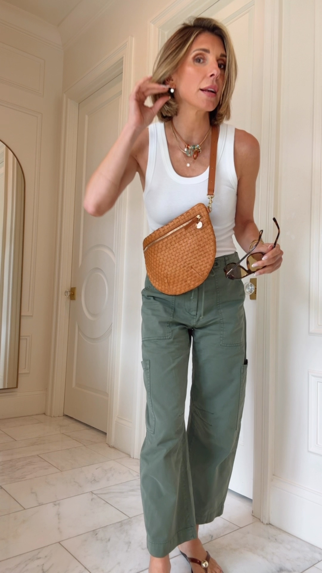 Casual summer outfit.