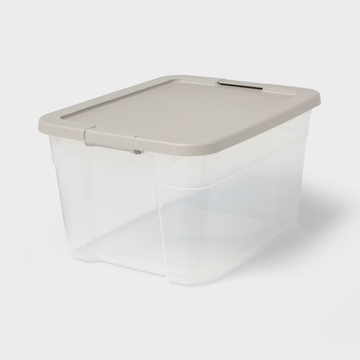 66qt Clear Latching Storage Box Spaceship Gray - Brightroom™ | Target