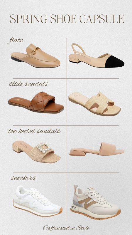 Spring Shoe Capsule// all my favorite neutral styles!

#LTKSpringSale #LTKfindsunder50 #LTKshoecrush