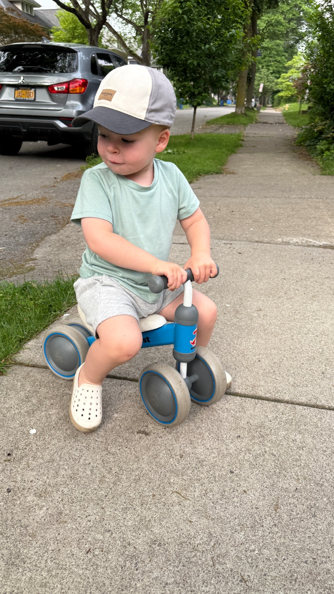 On our coffee shop walk this morning’ comfy toddler clothing is key for little boys 💙

#LTKKids