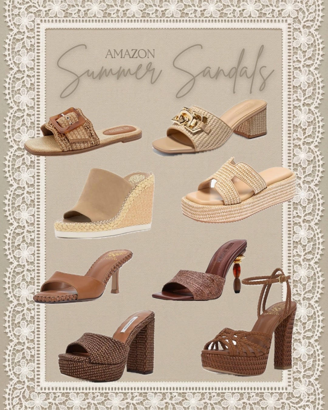 Summer shoe game: upgraded! ☀️👡 

Found the ultimate neutral sandals on Amazon that look way more expensive than they are. From casual daytime slides to the perfect wedding-guest block heels, these raffia and woven textures are everything this season.

Which pair is going in your cart? 👇✨

#LTKdayinmylife #LTKgrwm #LTKfitnessgoals