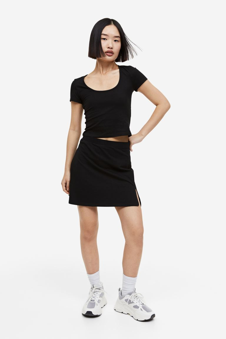 Cotton jersey top | H&M (UK, MY, IN, SG, PH, TW, HK)