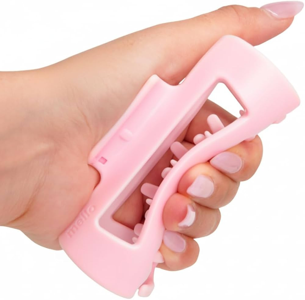 The Original Mello Hair Claw Clip Squishy Claw Clip Made in Korea Patent Pending 30021976 (Pink, ... | Amazon (US)