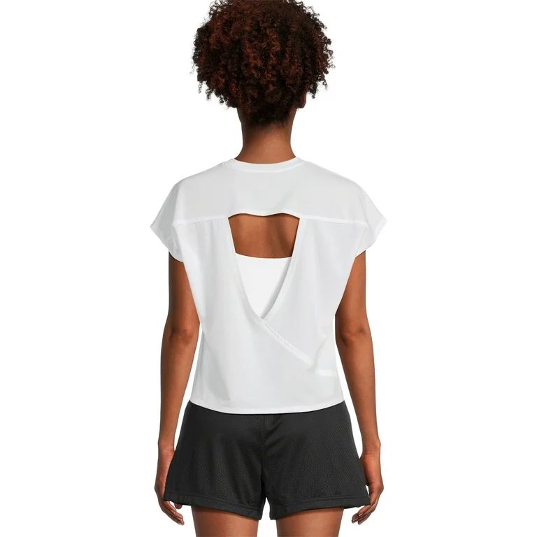 Avia Women's Cutout Back Dolman Sleeve T-Shirt, Sizes XS-XXXL | Walmart (US)