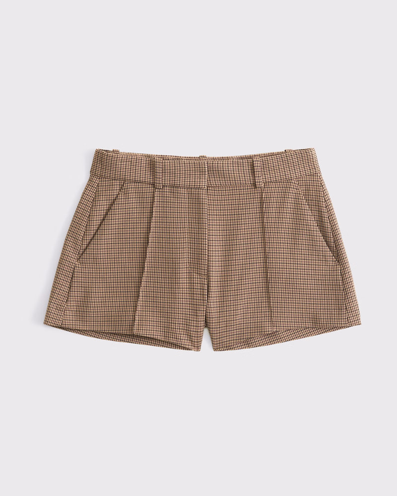 High Rise Micro Tailored Short | Abercrombie & Fitch (US)