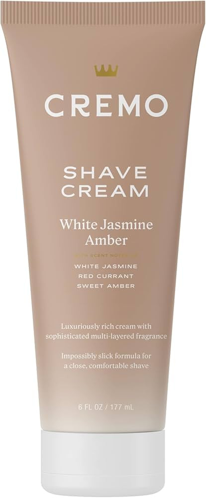 Cremo Women\u2019s Shaving Cream Sensitive Skin, Moisturizing, White Jasmine Amber, Ultra-Slick S... | Amazon (US)