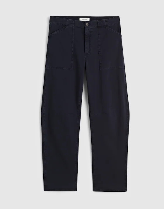 The Darted Barrel-Leg Utility Pant | Madewell