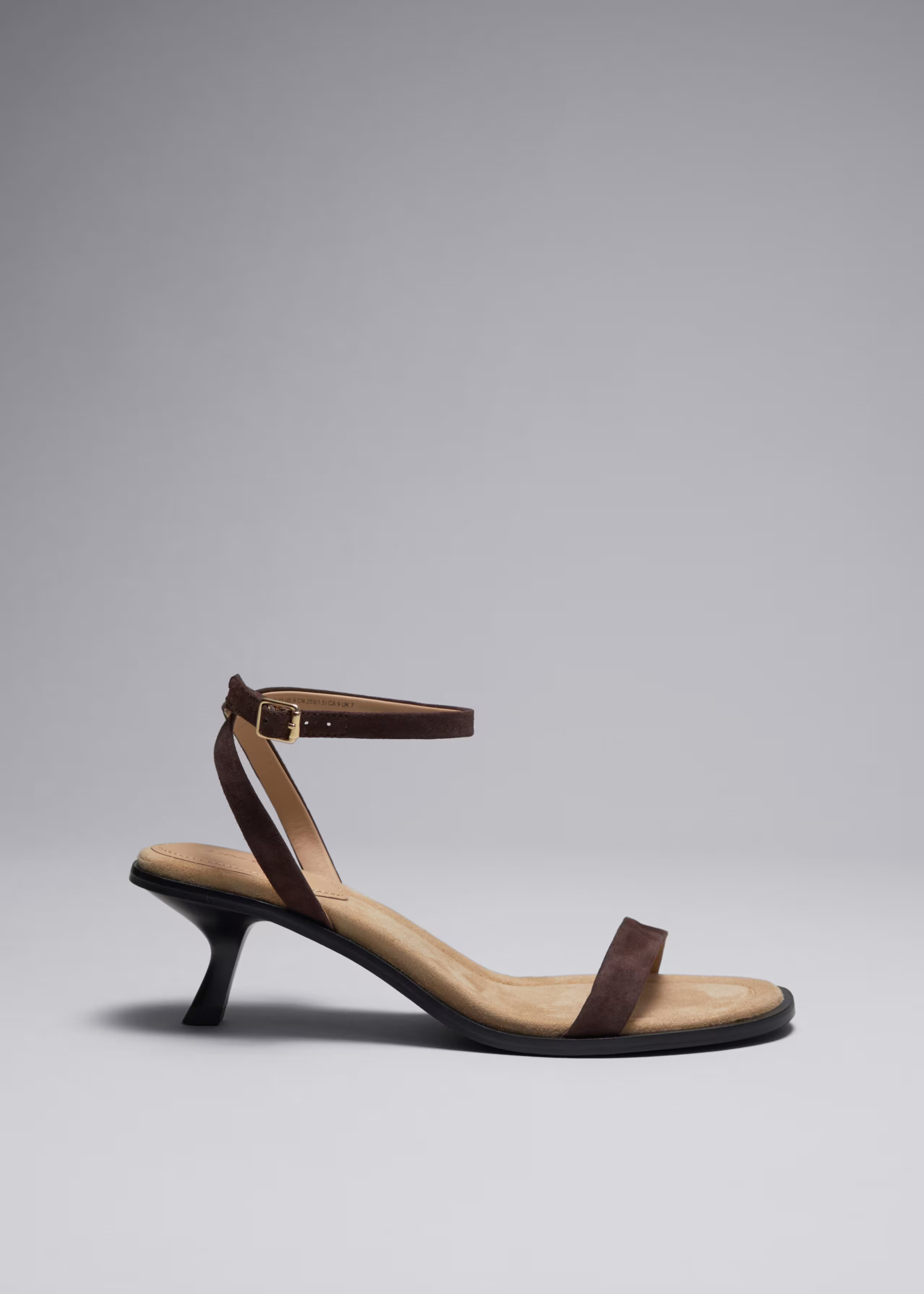 Kitten Heel Leather Sandals - Brown - & Other Stories GB | & Other Stories UK