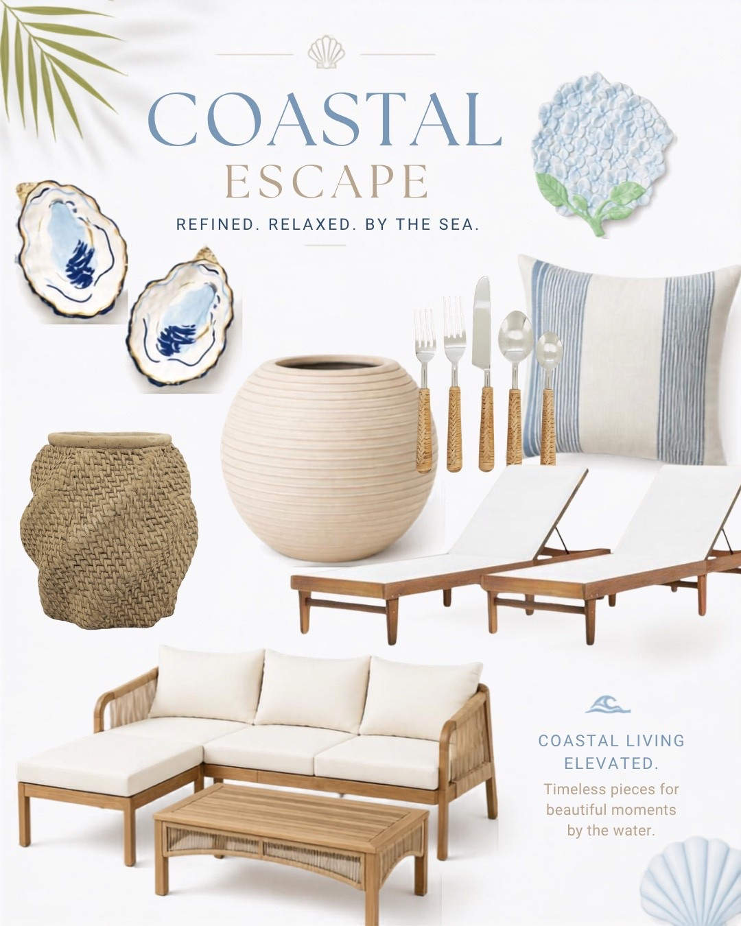 Bring coastal summer vibes home 🌊🤍 From woven textures and soft blues to timeless décor that feels light and airy, these are my favorite finds for creating a relaxed coastal space. 🐚✨
#LTKHome #CoastalHome #CoastalDecor #SummerDecor #HomeInspiration #NeutralHome #ModernCoastal #BeachHouseStyle #HomeStyling #InteriorInspo #HomeDecorFinds #LTKCreator #CoastalLiving #DecorInspo #ShopMyLTK