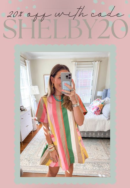Get 20% off full priced fashion orders of $100+ from Anthropologie with code SHELBY20 // summer outfit inspo // pregnancy outfit // striped swing dress // wearing an xsmall  

#LTKSeasonal #LTKStyleTip #LTKBump