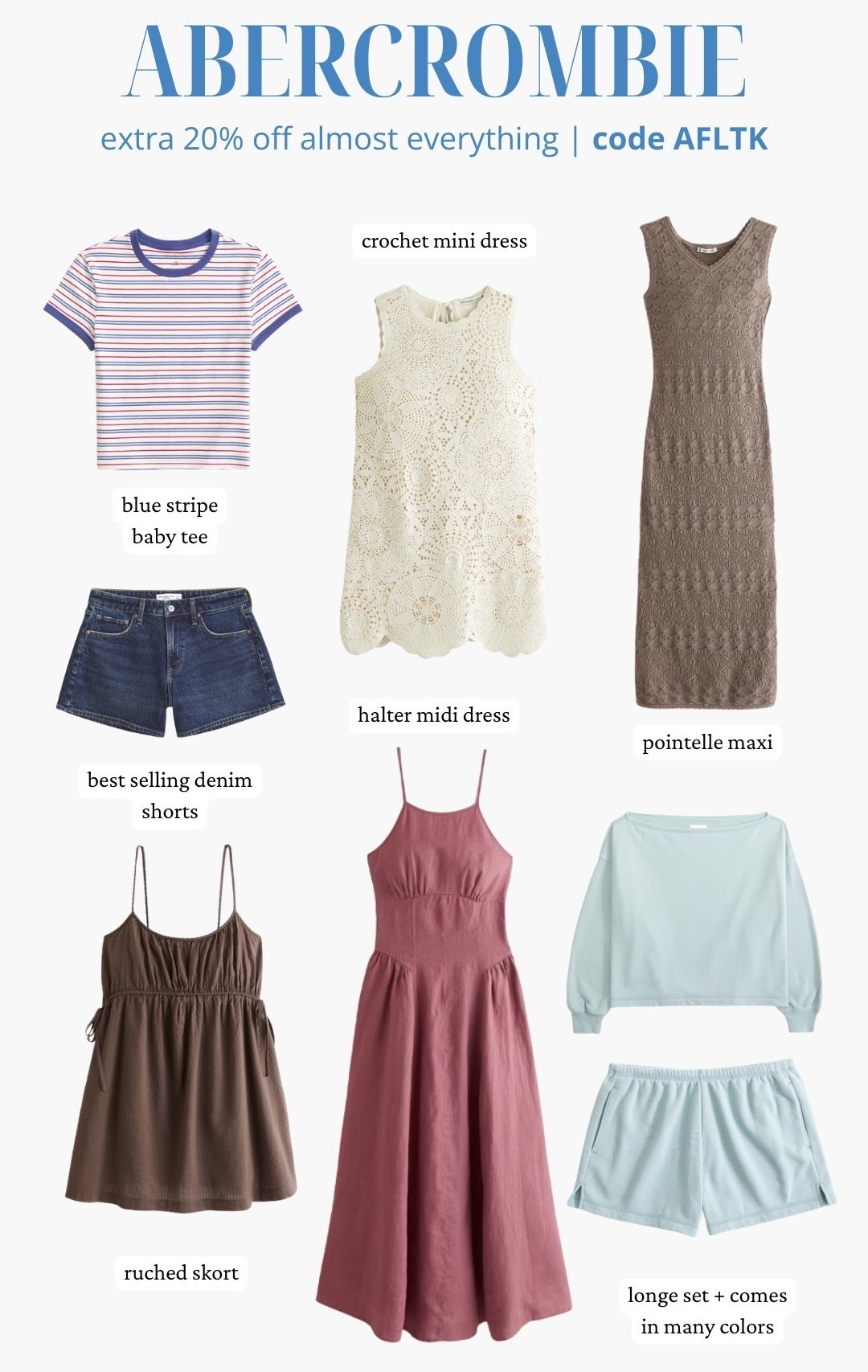 [6/3/26] Abercrombie exclusive in-app sale! 🤍 summer favorites | code AFLTK

#LTKxAbercrombie #LTKootd #LTKSaleAlert