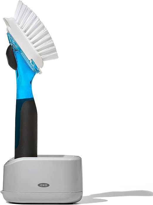 OXO NEW Good Grips Soap Dispensing Dish Brush Storage Set | Amazon (US)