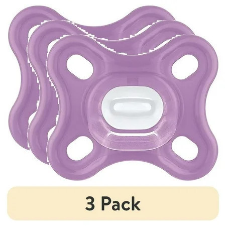 (3 pack) MAM Comfort Pacifier, 0-3 Months, Girl, 2 pack | Walmart (US)