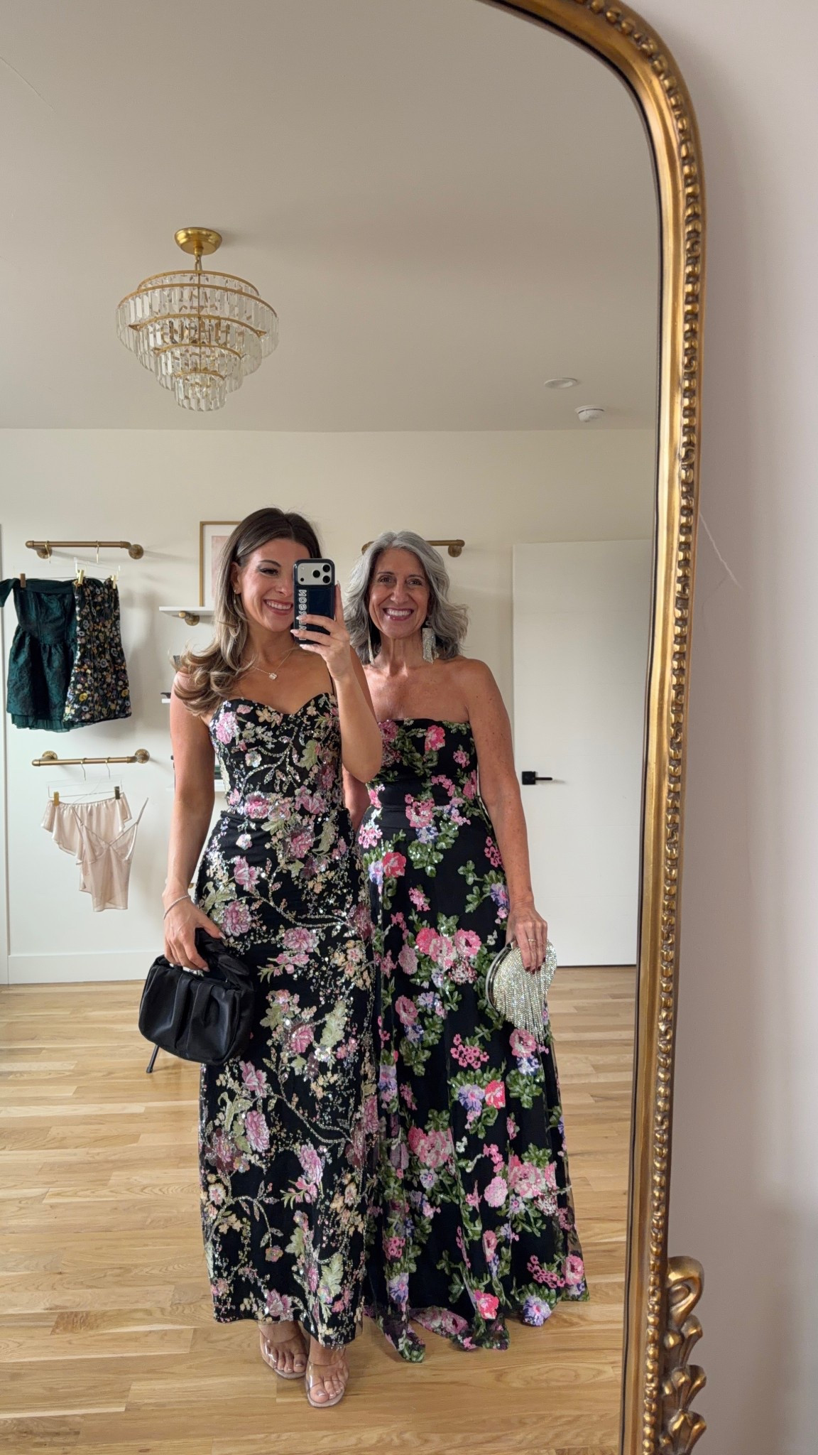 Mom and me wedding guest and formal event dresses black and pink floral sequin dresses

Vici code: emerson30
Electric picks code: emerson20

Wearing my usual smalls/2
Mom wears a medium/6

Wedding guest
Formal event
Black tie
Floral
Metallic
Mother of the bride
Special occasion

#LTKSeasonal #LTKgrwm #LTKWedding