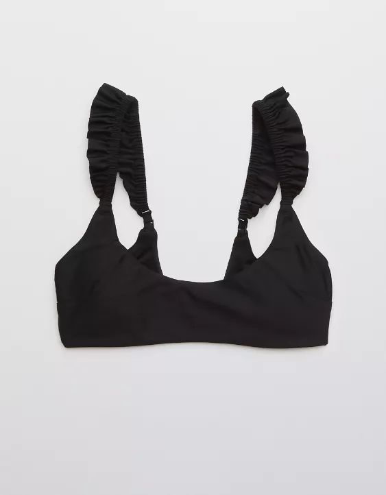 Aerie Ruffle Scoop Bikini Top | American Eagle Outfitters (US & CA)
