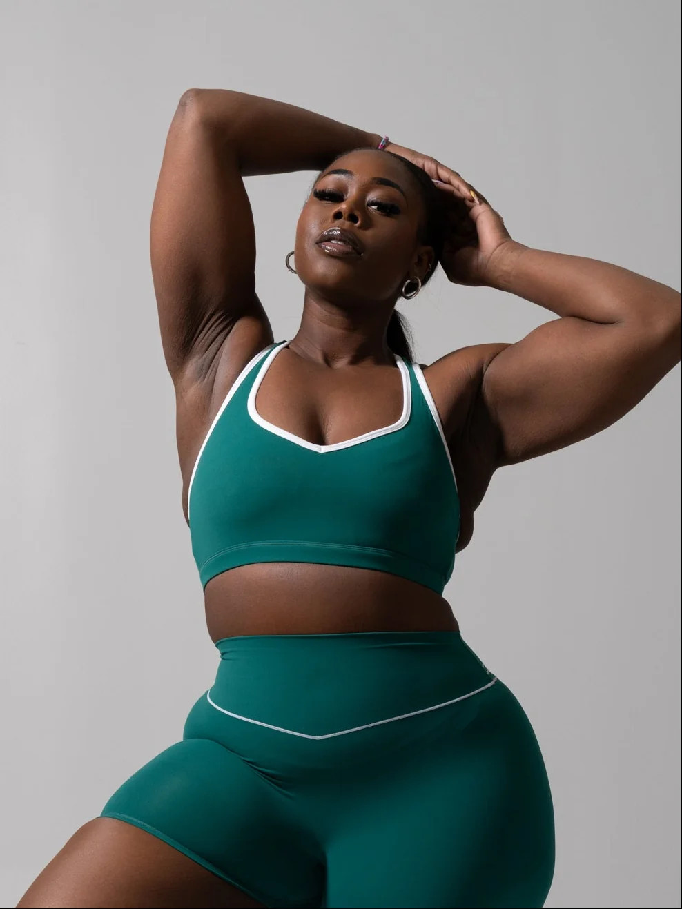 Sweetheart Nubre Sports Bra - Tango and Grape Juice | Buffbunny Collection