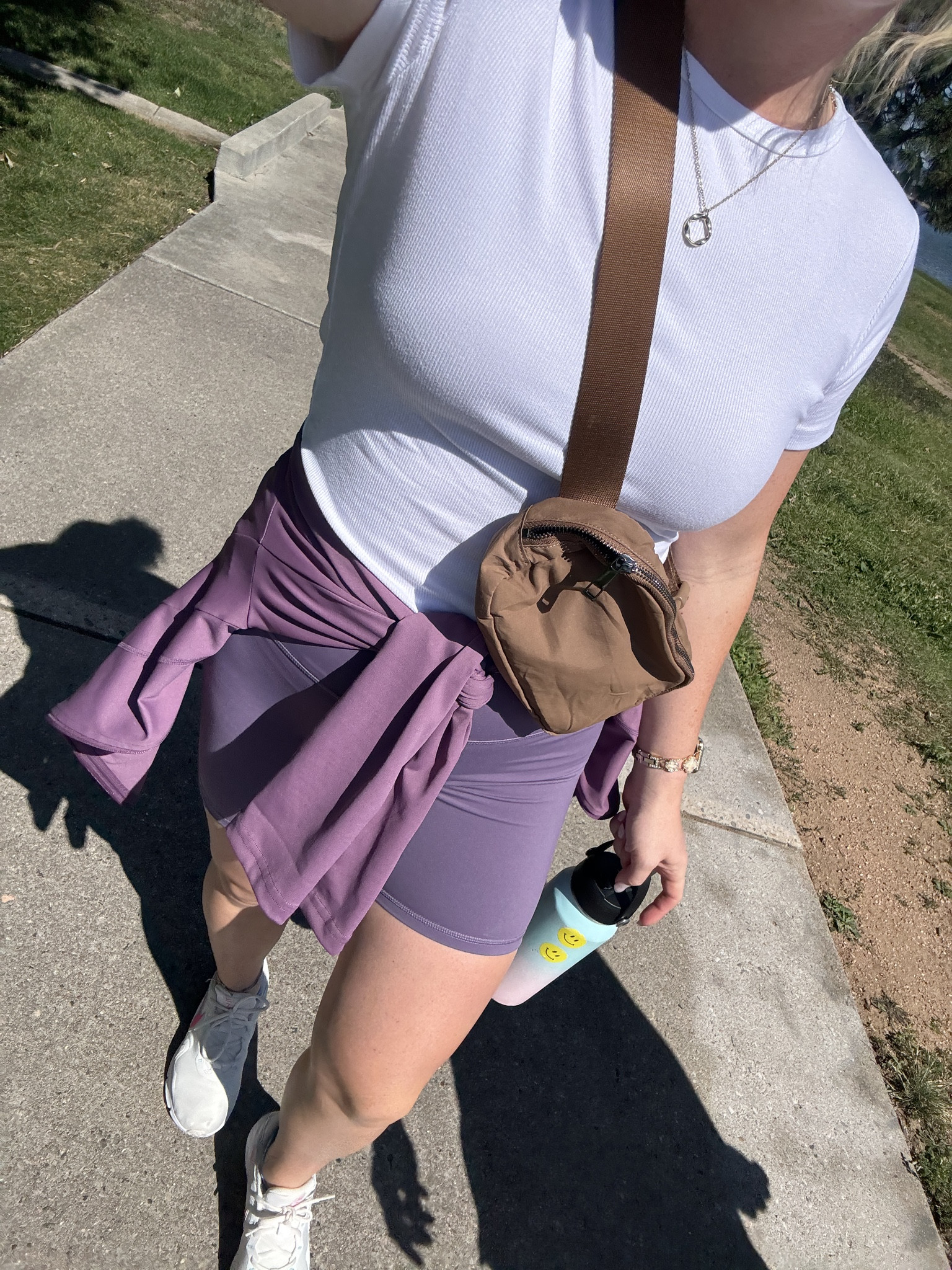 Amazon activewear — white basic tee, biker shorts, belt bag, and lulu look for less jacket






Size 6/8 summer outfit ideas, midsize summer outfit, casual summer style, effortless everyday style, Amazon fashion midsize, petite Amazon fashion, coffee run outfit, SAHM outfits for summer

#LTKootd #LTKdayinmylife #LTKActive