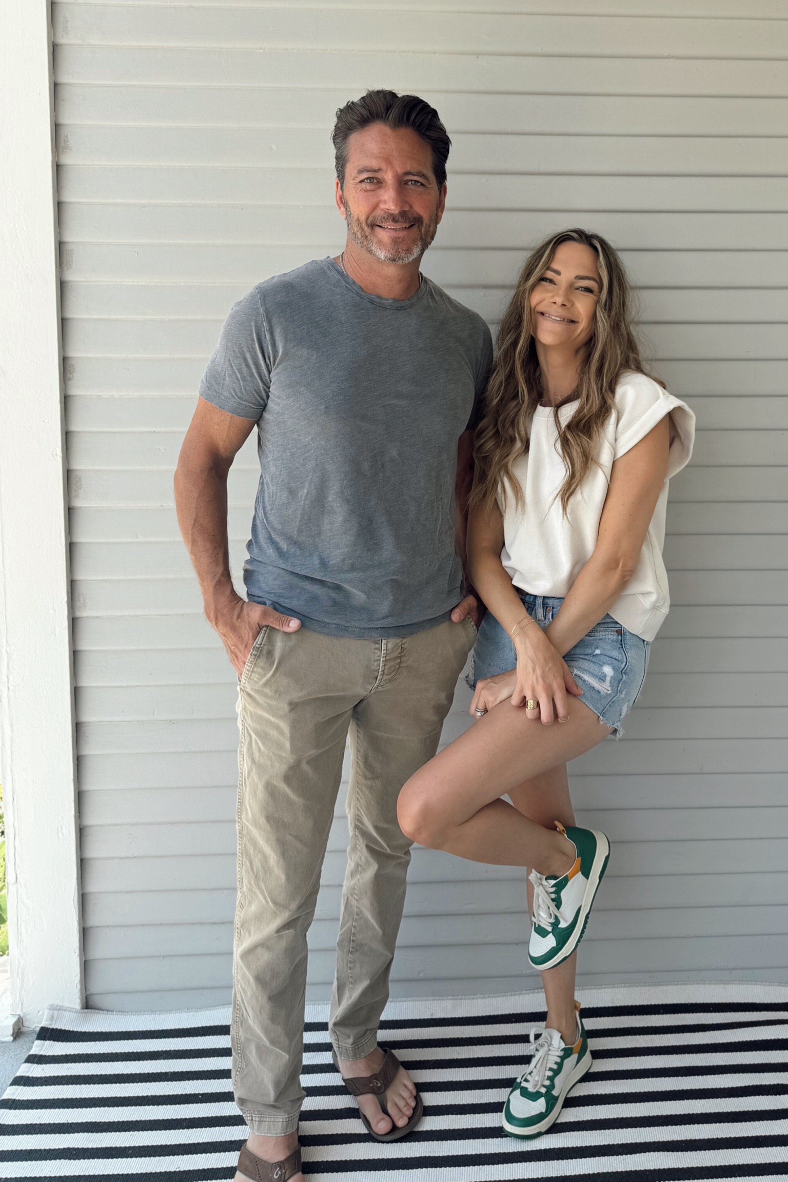 Cute casual summer wear for him and her. #couples 

#LTKShoeCrush