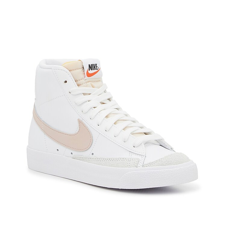 Nike Blazer '77 HighTop Sneaker | Women's | White/Pink | Size 8.5 | Sneakers | DSW