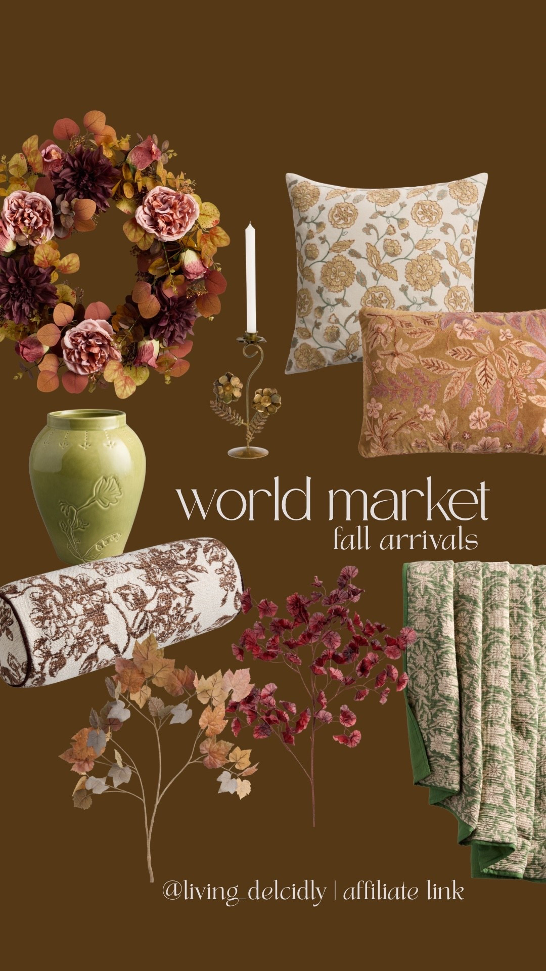 World Market’s got the most GORGEOUS fall finds!! 😍 I’ve got the wreath & bolster pillow in my cart!!

Fall decor, fall styling, fall pillows, fall stems, vase styling

#LTKHome #LTKSeasonal