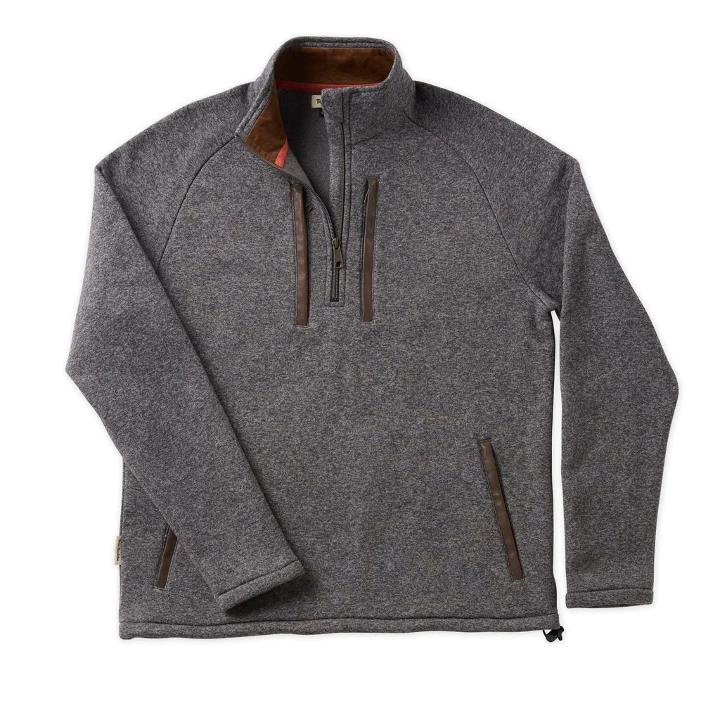 Men's Knit Fleece Quarter Zip | Over The Moon