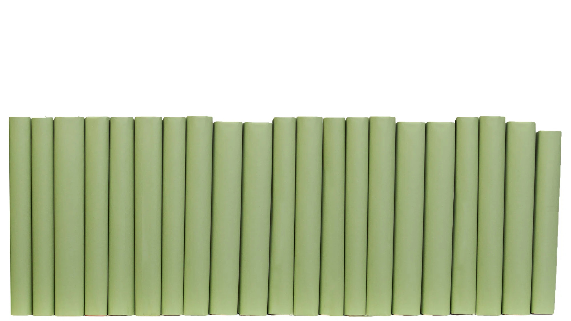 Decorative Books - Willow Paper Wrapped Books - Green Books By The Foot | Wayfair North America