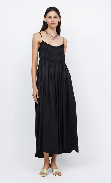 DALI MAXI SHIFT DRESS - BLACK | Bec & Bridge (Global)
