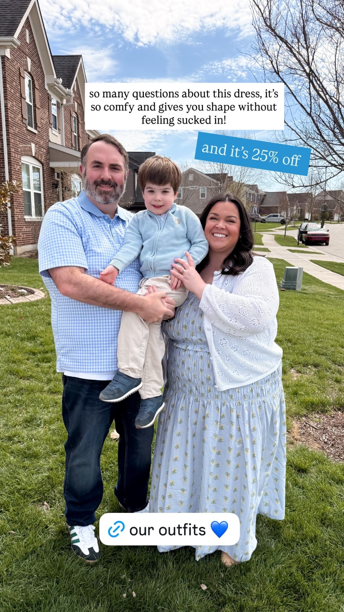 Easter Family outfit! I’m wearing a 3x in this target floral dress and cardigan. 

 #LTKootd #LTKSaleAlert #LTKPlusSize