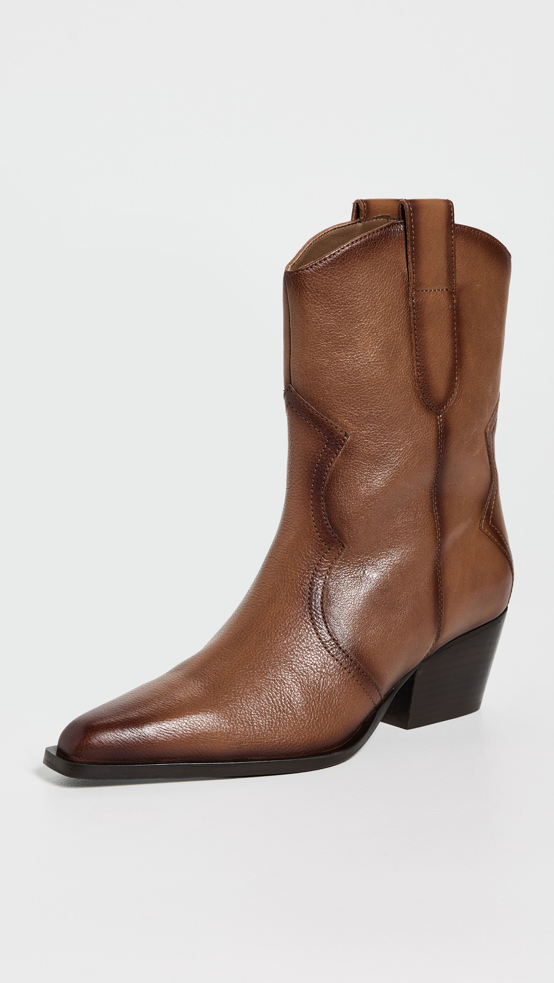 Free People Cat Nap Cowboy Boots SADDLE LEATHER 7 | Shopbop