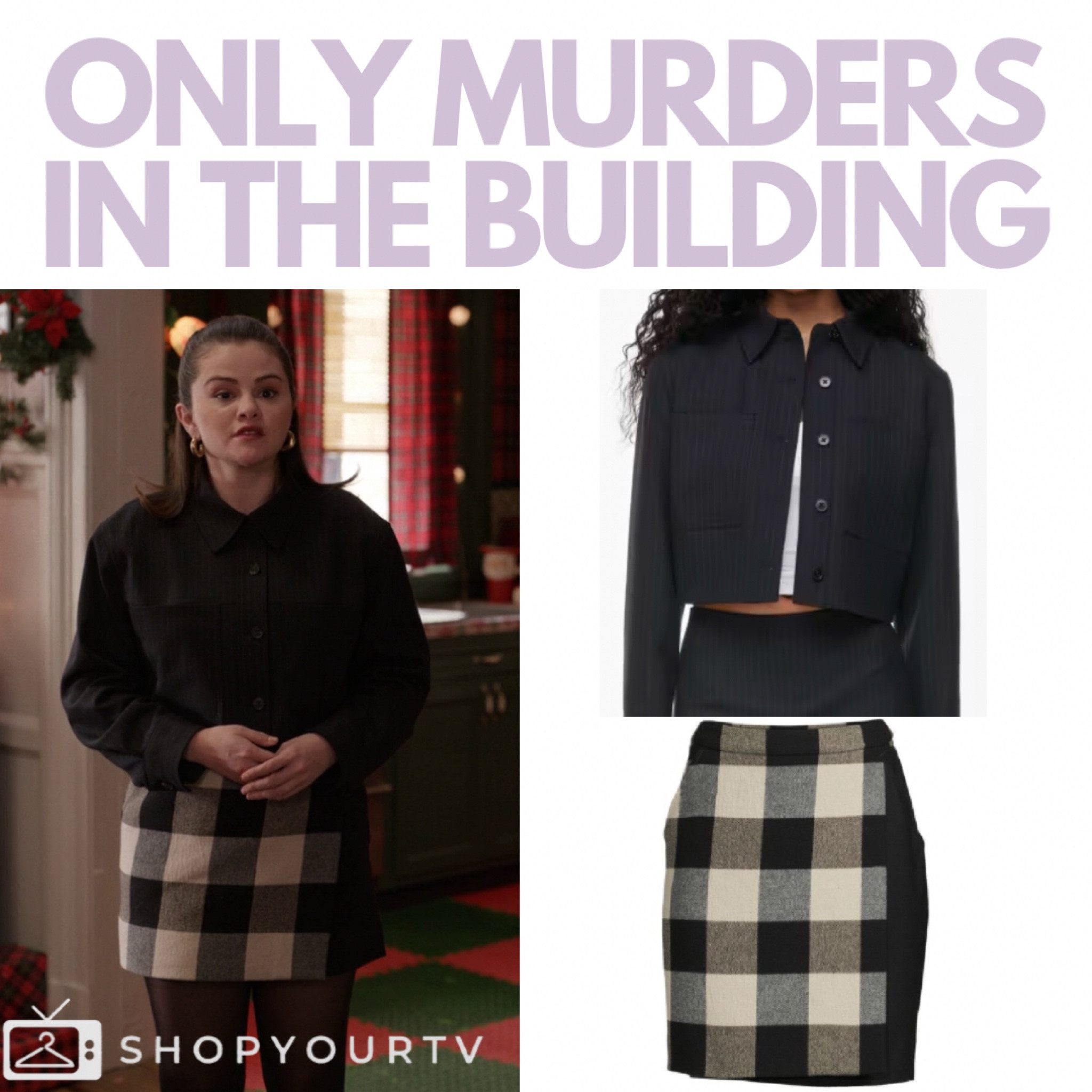 Mabel Mora (Selena Gomez) outfit in season 4 episode 3 of Only Murders in the Building 

