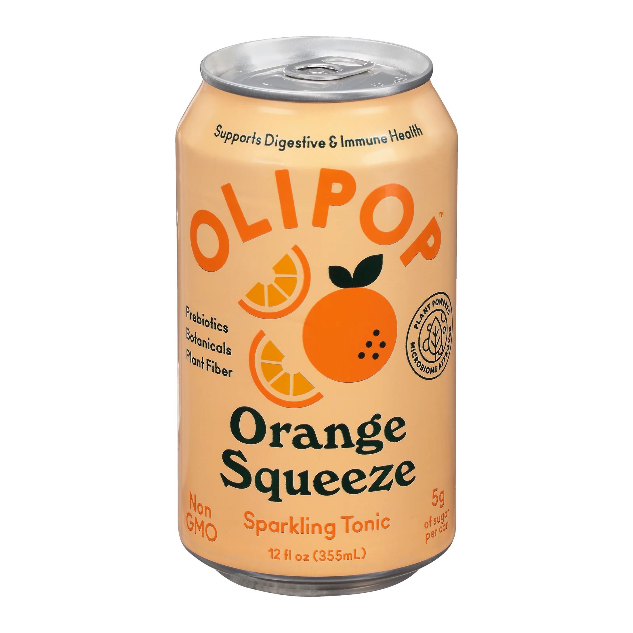 OLIPOP A New Kind of Soda, Orange Squeeze Sparkling Tonic, 12 fl oz | Walmart (US)