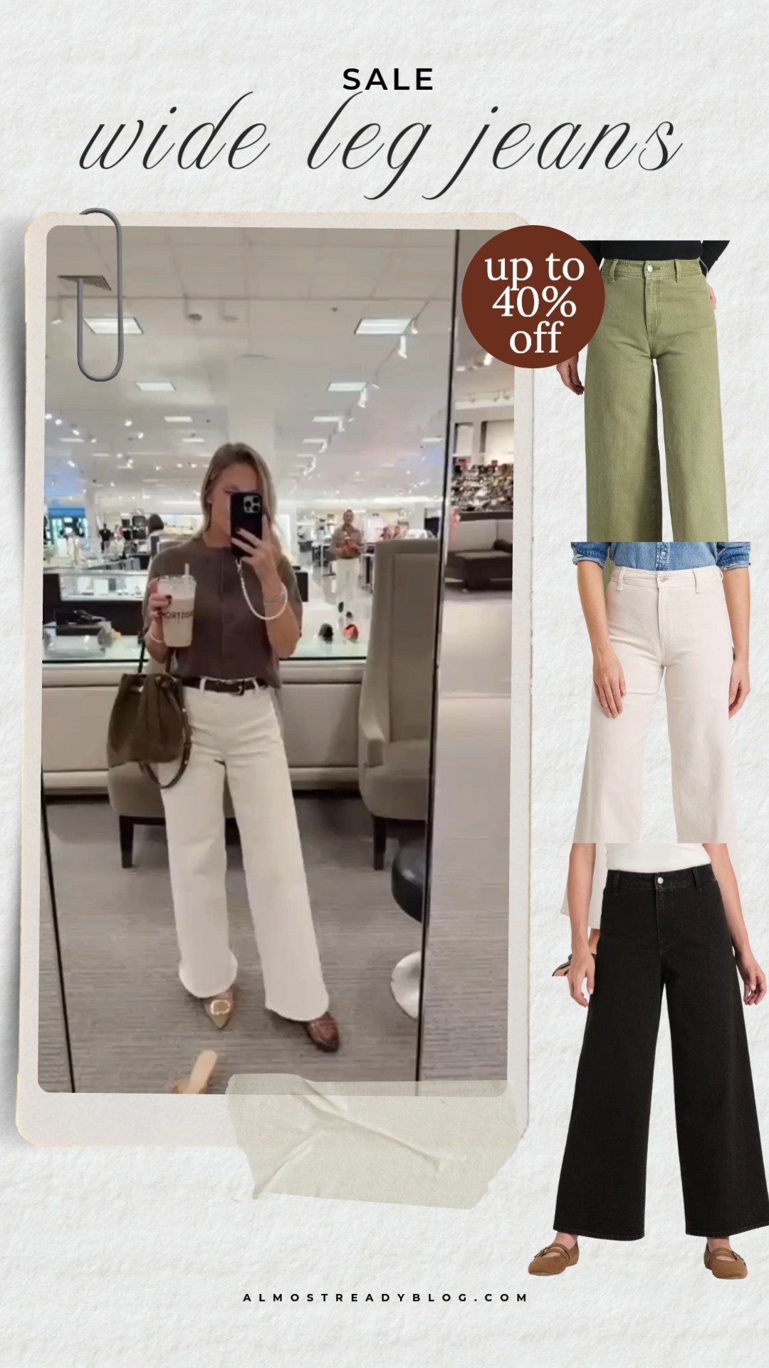 Target viral wide leg jeans o sale, sailor jeans, target denim, target jeans, amanda west, almost ready blog

#LTKOver40 #LTKSaleAlert