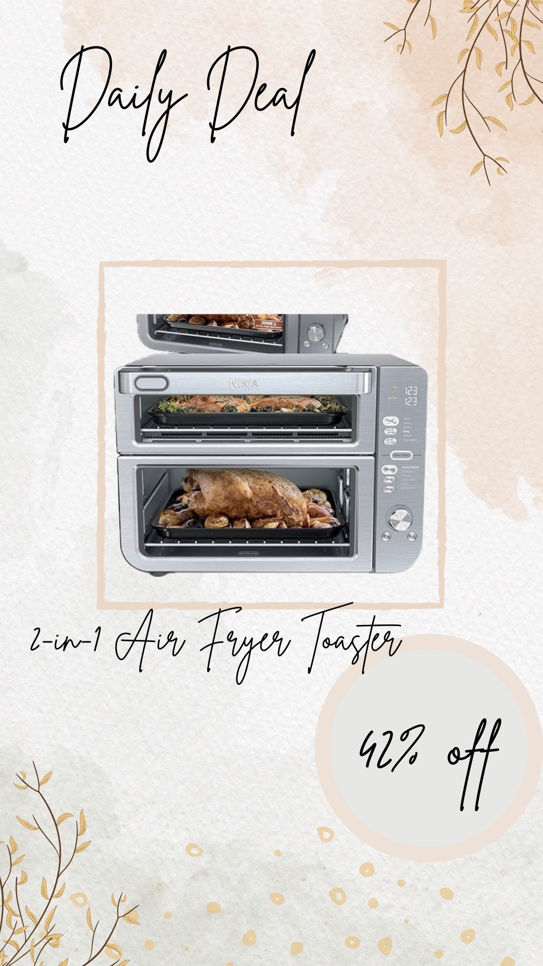 Amazon sale find! This 2-in-1 air fryer and toaster oven is a great find! Dual function and you can save on counter space! Grab it ⬇️

#LTKOver40 #LTKvlog #LTKHome