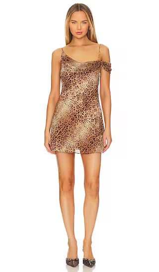 x REVOLVE Idris Mini Dress in Leopard | Revolve Clothing (Global)