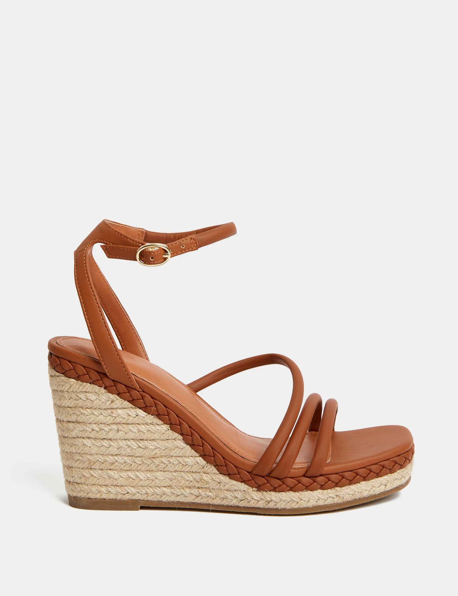 Buckle Strappy Wedge Espadrilles | Marks & Spencer (UK)