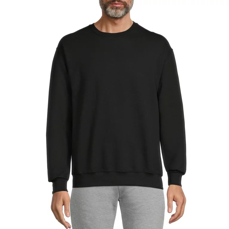 Athletic Works Men's Fleece Crewneck Sweatshirt | Walmart (US)