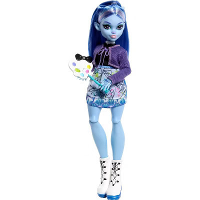 Monster High Fearbook Abbey Bominable Fashion Doll with Jacket, Yearbook, and Art Club Accessories | Target